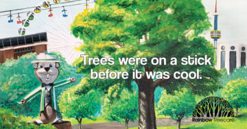 Trees were on a stick before it was cool